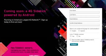 T-Mobile Sidekick 4G