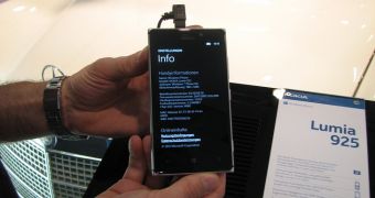 Nokia Lumia 925 at IFA 2013 in Berlin