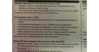 T-Mobile USA internal document