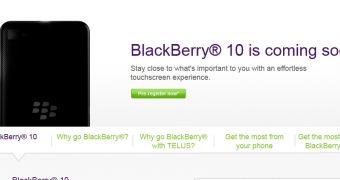 BlackBerry 10 coming soon at TELUS