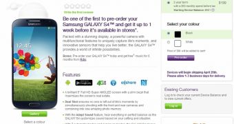 Samsung GALAXY S4 at TELUS