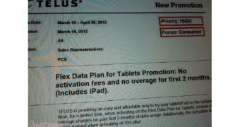 TELUS Offers 2 Months of Unlimited Data with Tablet Flex Plan (iPad Included)