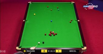 Snooker on EuroSport HD via TV English Premium on iPad