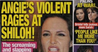 National Enquirer says Angelina Jolie’s temper makes her abusive to her six children