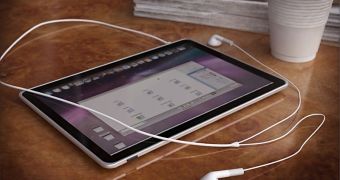 Apple tablet mockup