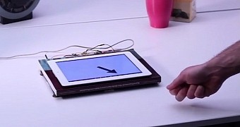 Sonic Sensor help extend the tablet screen