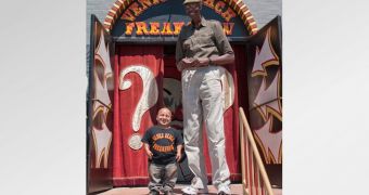 George Bell and Gabriel Pimentel get together at Venice Beach Freakshow