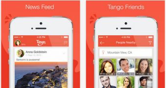Tango Text, Voice & Video screenshots