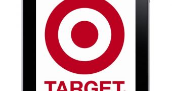 iPad bearing Target logo