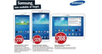 Target brings entire range of Galaxy Tab 3 devices to Australia