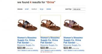 Orina Target Sandals are not well received