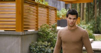 Taylor Lautner as Jacob Black in official still for “The Twilight Saga: Breaking Dawn Part 2”