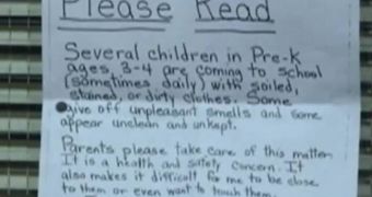 Teacher Sends Note Telling Parents Their Kids Smell