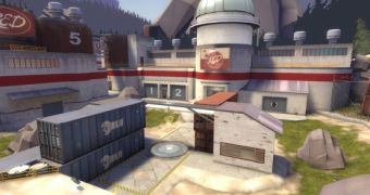 One of the new TF2 maps included in the next update