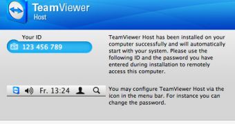 TeamViewer Host for Mac interface