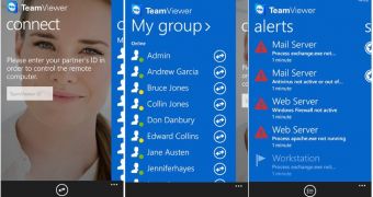 TeamViewer for Windows Phone (screenshots)