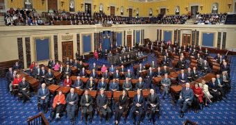 US Senate Room in session