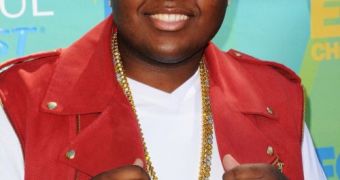 Sean Kingston at the Teen Choice Awards 2011, his first public appearance since the crash