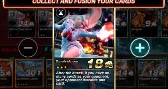 Tekken Card Tournament for Android (screenshot)