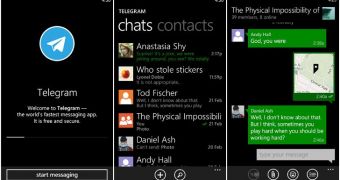 Telegram Messenger for Windows Phone (screenshots)