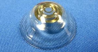 Telescopic contact lens