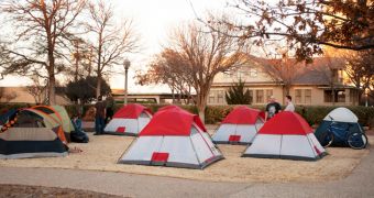 Tent City in Lubbock, Texas Gets Solar Power