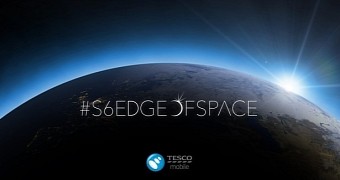 Samsung Galaxy S6 Edge goes to space