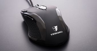 Tesoro Shrike H2L Laser Gaming Mouse: Black Edition