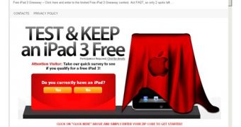 iPad 3 scam
