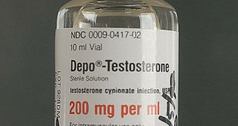 This is a vial of injectable testosterone