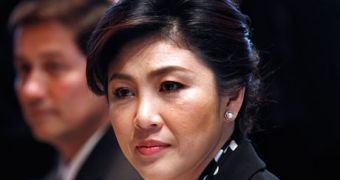 Yingluck Shinawatra, the prime minister of Thailand