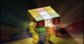 The Rubik Cube Lamp