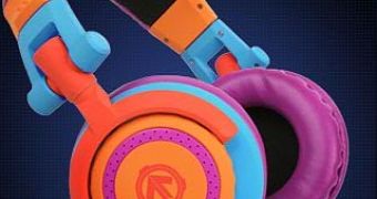 The Graffiti headphones come in brutal color combinations