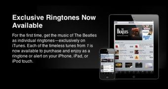 Beatles ringtones promo