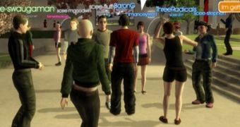 PlayStation Home, almost like a congregation of Sims