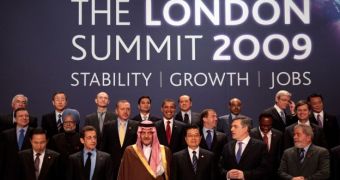 Various heads of state at the 2009 G20 Summit in London