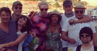 The "Game of Thrones" cast enjoys an outing on the beach in Croatia