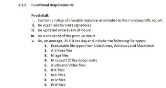 Requirements for those who want to sell malware to the FBI