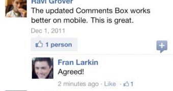 The Facebook Comments plugin goes mobile