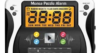 The Mensa Puzzle Alarm Clock, one of the weirdest of its kind