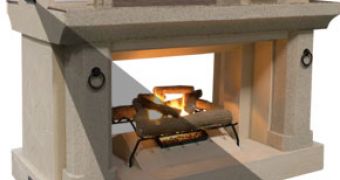 Cal Spas' Fireplace Holds A Built-In iPod