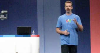 Lars Rasmussen at the Google I/O 2009 conference