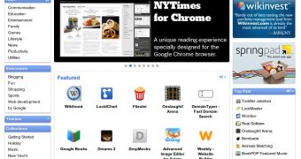 The Google Chrome Web Store