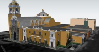 A 3D model from the winning town