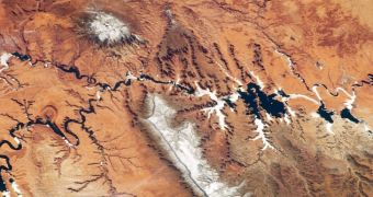 The Grand Canyon from space