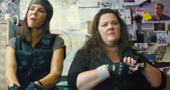“The Heat” sees Sandra Bullock and Melissa McCarthy reluctantly join forces to fight crime