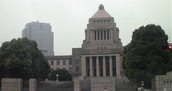 The hit on the Japanese parliament may have originated from China
