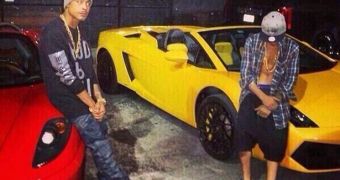 Justin's yellow Lamborghini becomes hot property in Miami