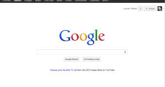 The latest Google navbar brings a sharebox to the homepage