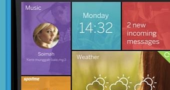 Windows Phone concept Start screen